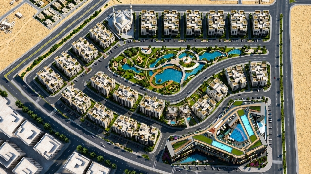 مشروع العبور شركة ارابيسك للتطوير